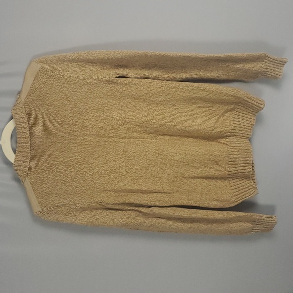 Lauren Jeans Company Ralph Lauren Vtg, Western Style, Button Down Sweater Tan, M - Picture 2 of 8
